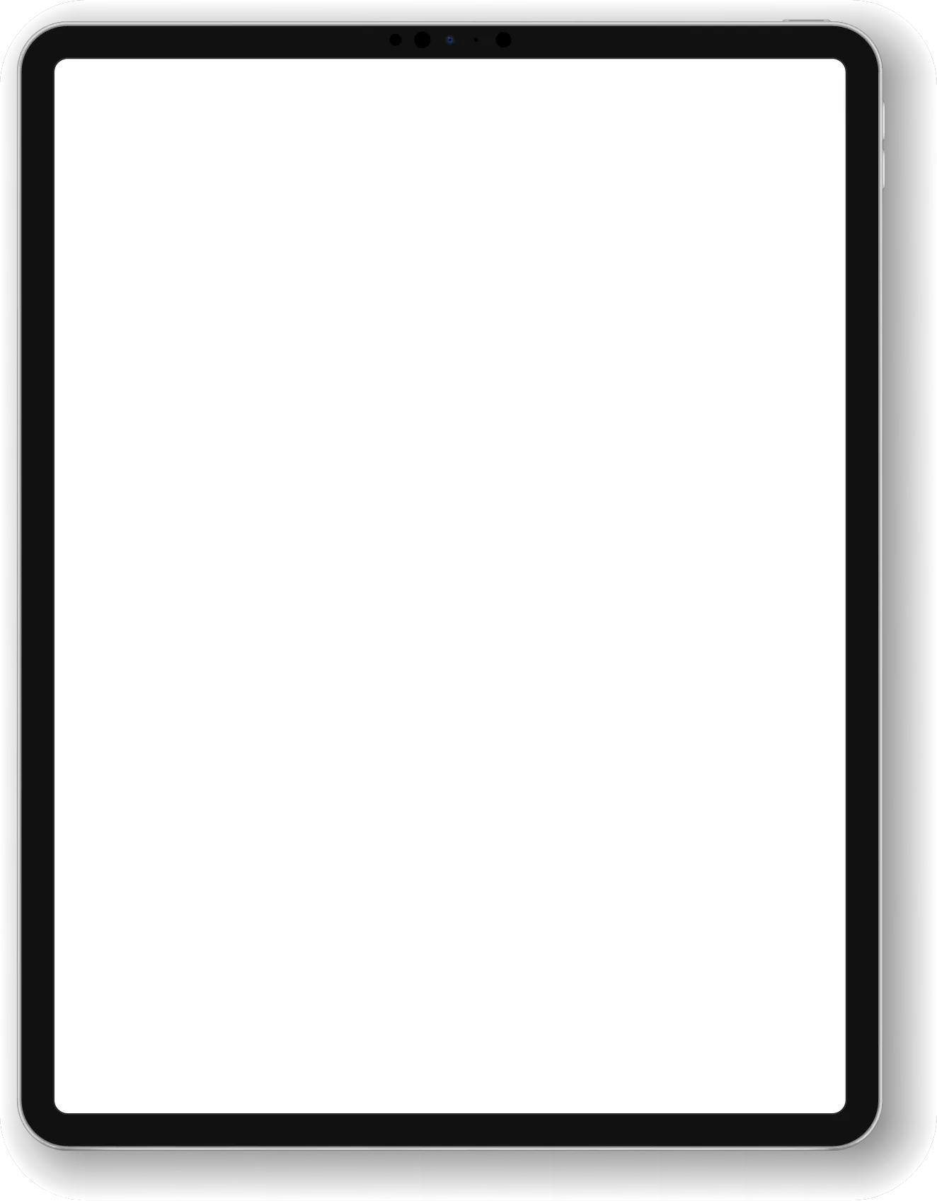 Tablet frame